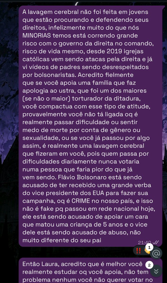 ttkaeeS2's tweet photo. Faz federal não fia, tu vai ser espancada lá, deixa pra alguém que quer e precisa mesmo https://t.co/aiMCdyvlJK