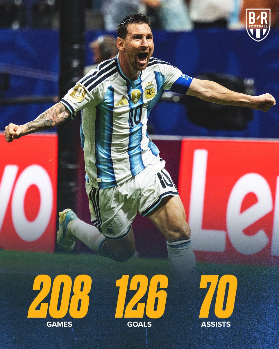 brfootball's tweet photo. Leo Messi’s Argentina career in numbers 🇦🇷 https://t.co/NNyePO41wV