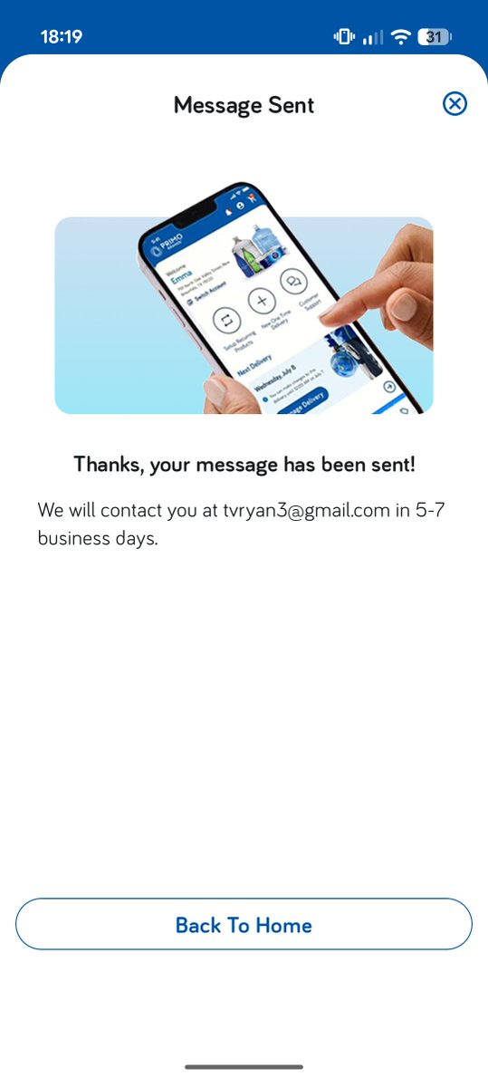 thomasryan's tweet photo. When you allow a water delivery monopoly, not only do they stop having their water tested and published but they take up to 7 business days (a week and a half!) to respond online. But they know you have no alternative...

@PrimoWater
@ReadyRefresh https://t.co/6r7xxI00fw