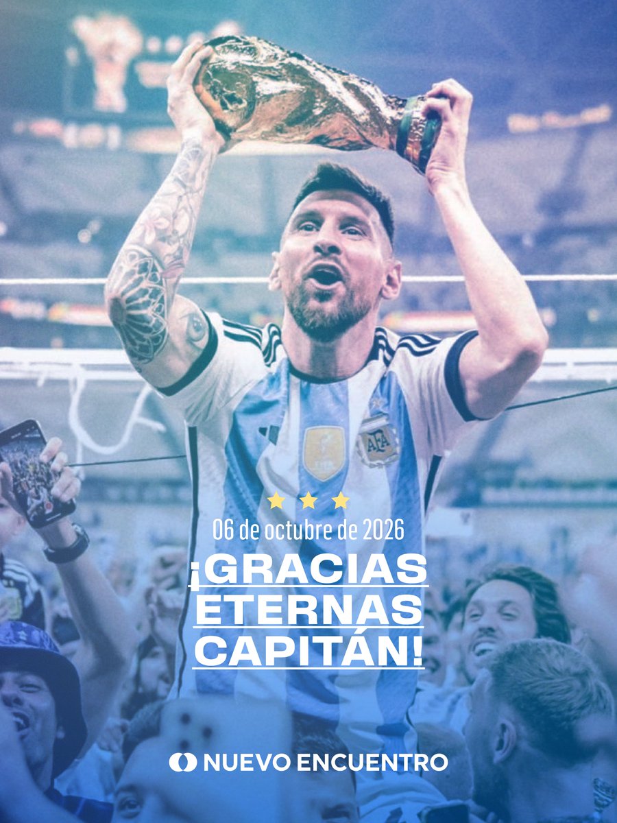 NuevoEncuentro_'s tweet photo. 🇦🇷✨ Eternamente GRACIAS, Capitán!❤️ https://t.co/aR76qjzY8G