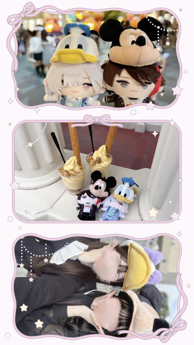 isu3yanko's tweet photo. みゃぱぺとディズニー行ってきたよ➰🎃
バルーンアクスタで撮りたかったからアクスタフォトにも挑戦👊🏻💞
ドナちゃん被ってるのお気に入り♡

 #いすみいいこ https://t.co/gfmohwVndK