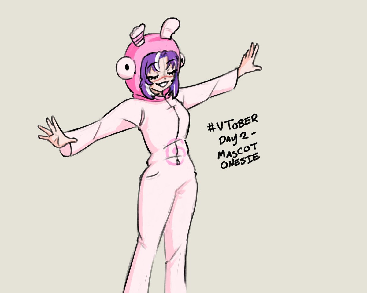 redtheman_'s tweet photo. #vtober day 2 - mascot onesie
ft. michi mochieve #michimochiart https://t.co/APqm2WpnYP