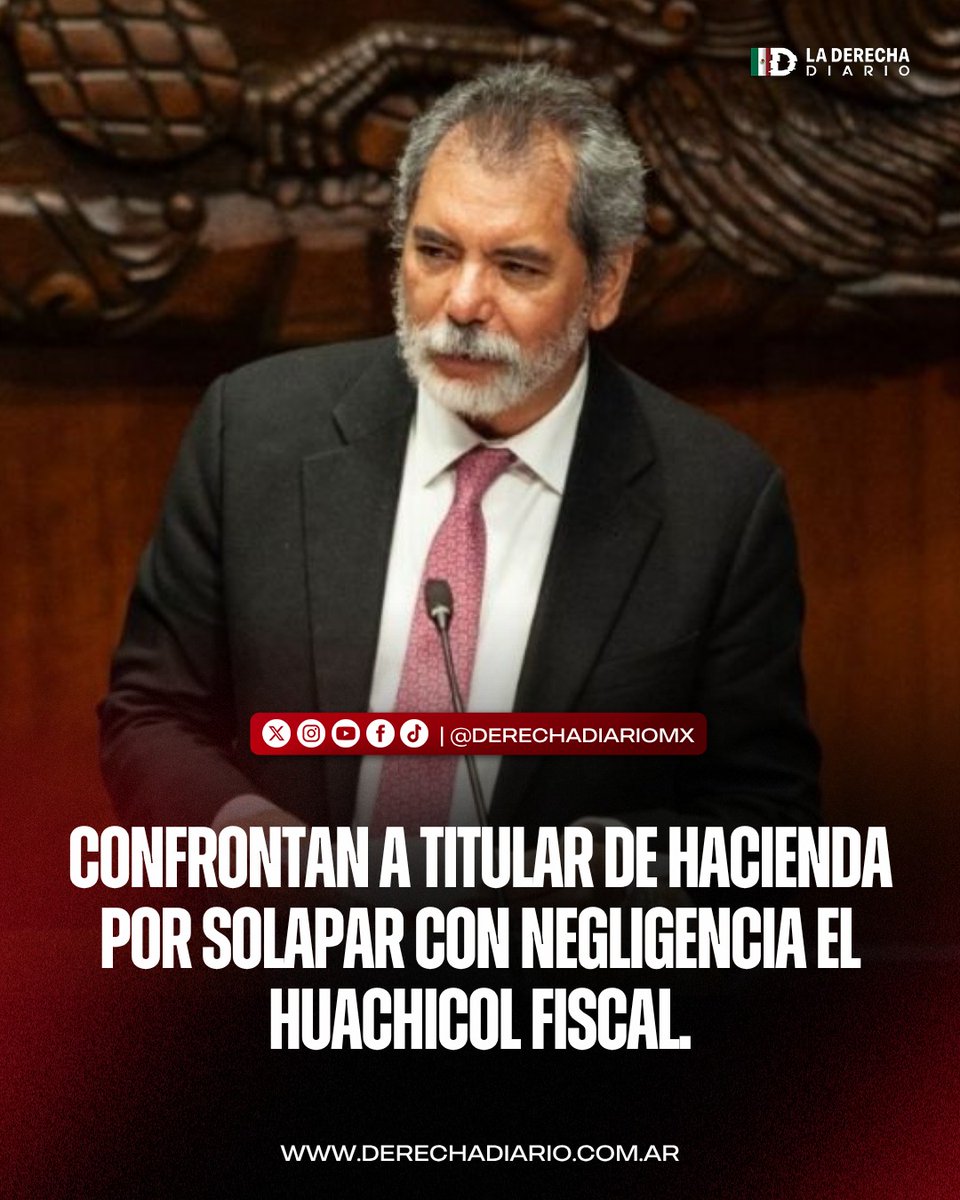 DerechaDiarioMX's tweet photo. 🚨🇲🇽 | IMPUNIDAD PARA EL CLAN: El titular de Hacienda, Edgar Amador, balbuceó excusas en el Senado al ser confrontado por la oposición sobre el monumental desfalco de 600 mil millones de pesos del huachicol fiscal ligado a "El Andy" y  la negligencia a investigar el caso que le está costando perdidas insondables al erario.