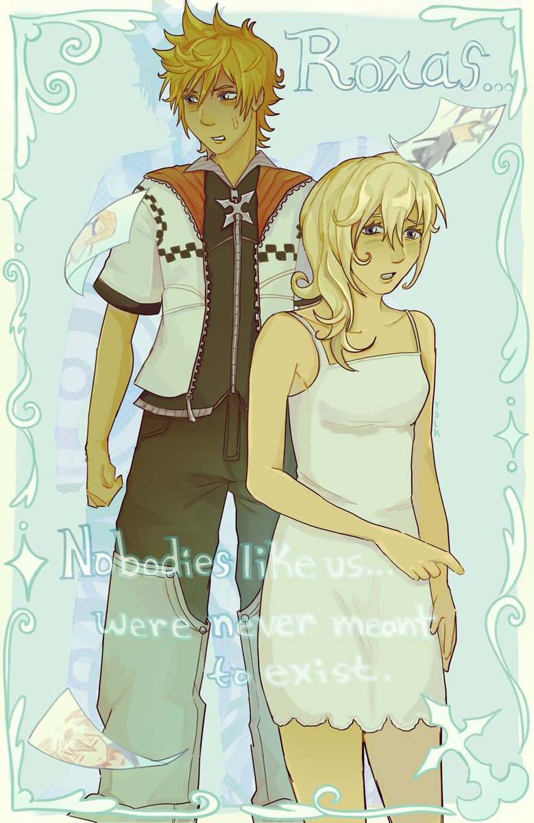 IlliterateIndie's tweet photo. Yes let’s all have existential crisis’ together ❤️

#KingdomHearts #Roxas #Namine https://t.co/EQHKCx6NcP