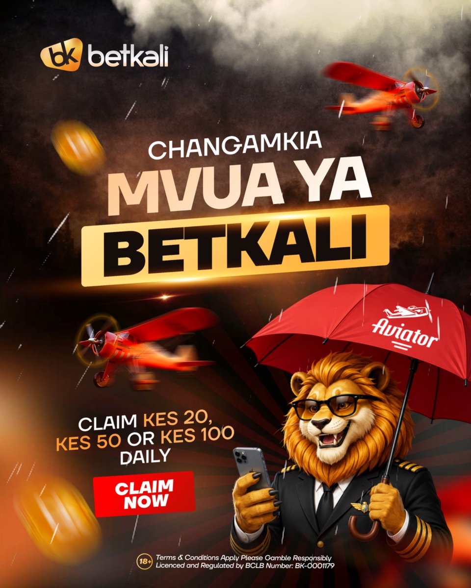 BetkaliKe's tweet photo. ✈️🌧️ EL NINO IMEKUJA MAPEMA ON BETKALI AVIATOR! 🔥💰
Claim KES 20, KES 50 ama KES 100 kila dakika kwenye BetKali Aviator! 🚀✈️
💰🔥 Hadi KES 2,000,000 iko UP FOR GRABS!
Usiachwe nyuma ingia saa hii, claim share yako na upande ndege! ✈️🔥
📲 https://t.co/FuK5qOH0o6

#Betkali #betkaliaviator
