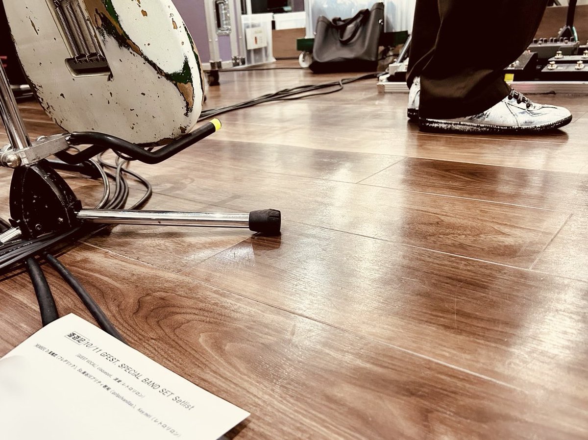 saisaisaiyuuki's tweet photo. ＼今週末はGFEST.／ 

斎遊記 GFEST. SPECIAL BAND SET
Rehearsal Photo 　

本当に最高な時間になる予感しかないです。是非目撃してください。

10.11@Gメッセ群馬
🎫https://t.co/9PHYbKassF

MEMBER： 
Vo./Gt.斎藤宏介
Dr.高橋武
Ba.長谷川プリティ敬祐
Key.miri

GUEST ARTIST： 
claquepot 
涼音 https://t.co/9sCtZtcC5l