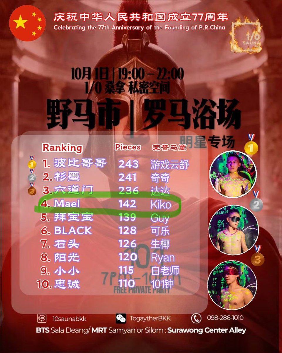 Pitchcat358's tweet photo. 相当意外，没想到第一次参加3个小时内能吃142根哈哈哈@10saunabkk #母马 #同乐 #10sauna #bkk #曼谷 #野马市 https://t.co/M015XtdUlg