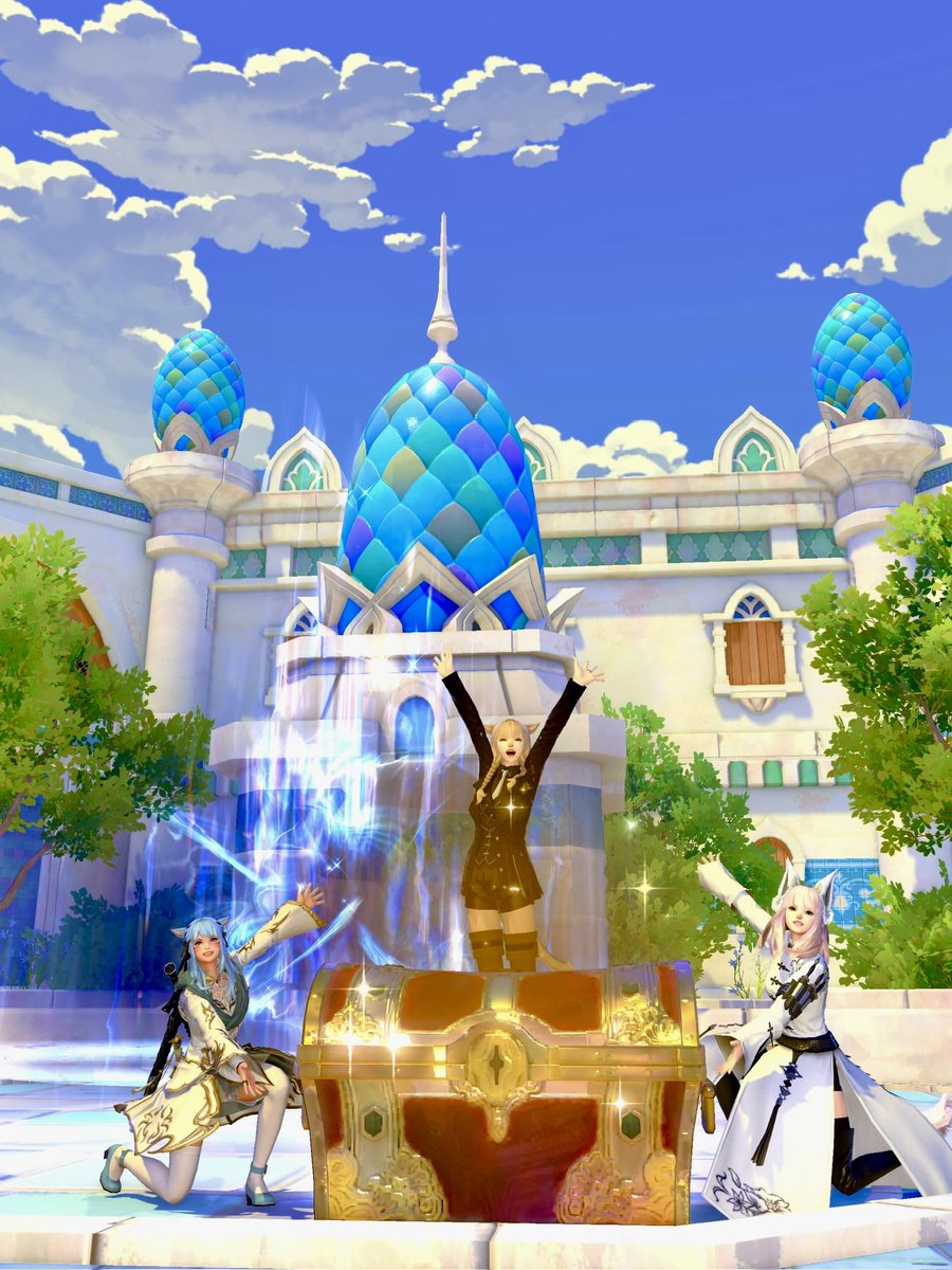 Milkyrobin777's tweet photo. ちょい前のAVD〜黄金箱✨

#FF14 https://t.co/DqsfYZDGIN