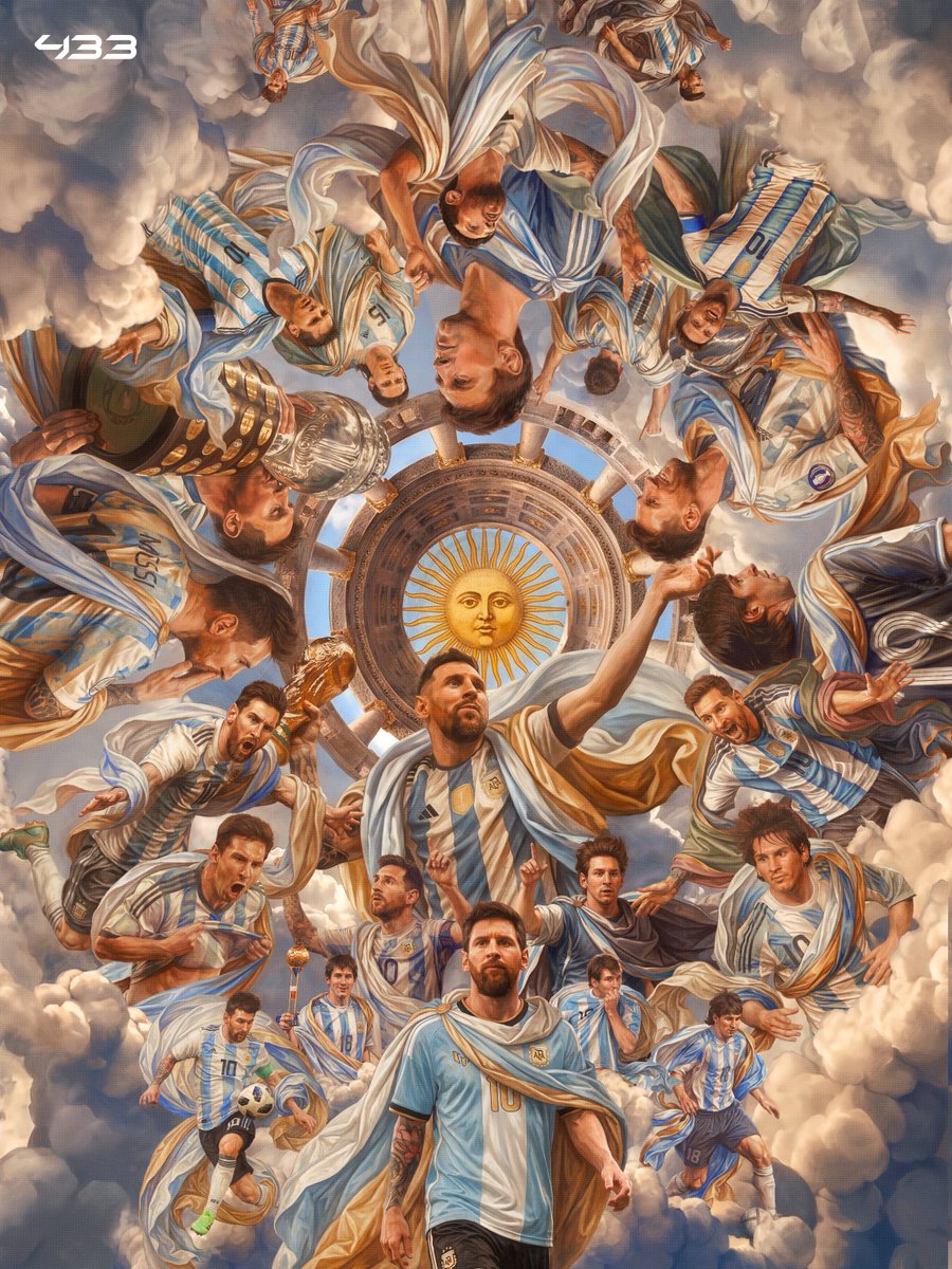 433's tweet photo. 𝐆𝐑𝐀𝐂𝐈𝐀𝐒, 𝐋𝐄𝐎. 𝐆𝐑𝐀𝐂𝐈𝐀𝐒. 𝐅𝐎𝐑 𝐄𝐕𝐄𝐑𝐘𝐓𝐇𝐈𝐍𝐆 𝐘𝐎𝐔 𝐆𝐀𝐕𝐄 𝐔𝐒. 🥺❤️🇦🇷

All these beautiful moments. All the goals, the trophies, the celebrations, the tears, the heartbreak, and the unforgettable nights.

You were an inspiration to millions of people around the world. 

You carried the hopes of a nation and created memories that will last forever.

From the kid who dreamed of playing for Argentina to becoming their most iconic player. From the difficult moments to lifting the World Cup. 🥹🏆

21 years of representing Argentina. 208 games. 126 goals. 67 assists. Countless memories.

The end of a legendary international career. 💔

There will never be another Leo Messi.

𝐆𝐑𝐀𝐂𝐈𝐀𝐒 𝐏𝐎𝐑 𝐓𝐀𝐍𝐓𝐎, 𝐋𝐄𝐎. ❤️🇦🇷