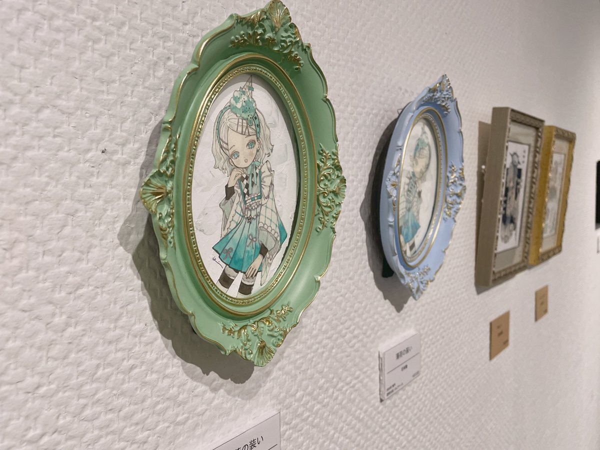 karintoun__'s tweet photo. #二人展_青藍の装い
 
2日目はじまりました🦋
本日も在廊しています⚐よろしくお願いします⚑ https://t.co/vwPlweKNqv