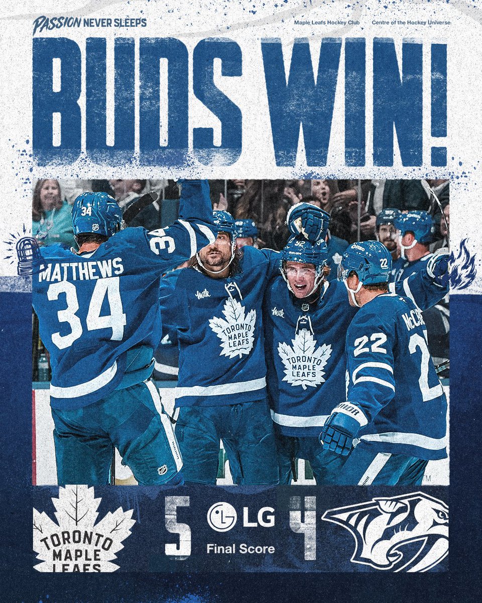 MapleLeafs's tweet photo. LEAFS WWIN!!!

@LGCanada | #Leafs https://t.co/hze6LMUwRG