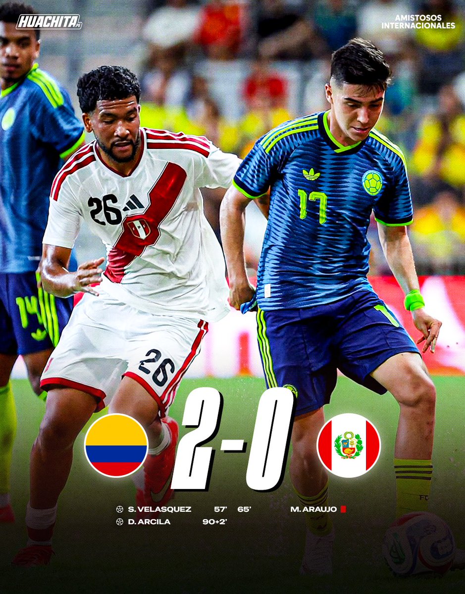 huachitape's tweet photo. ¡𝗗𝗢𝗟𝗢𝗥𝗢𝗦𝗔 𝗗𝗘𝗥𝗥𝗢𝗧𝗔! 𝗣𝗘𝗥𝗨́ 𝗦𝗜𝗡 𝗩𝗜𝗖𝗧𝗢𝗥𝗜𝗔𝗦 🇵🇪💔
—
Perú cayó derrotado 0-2 ante Colombia, en un partido más donde la selección no tuvo el control absoluto. Perú suma 0 victorias en estos amistosos en la gira de Norteamérica. ¿Opiniones de Menezes?👇 https://t.co/bv7Dv0mb7v