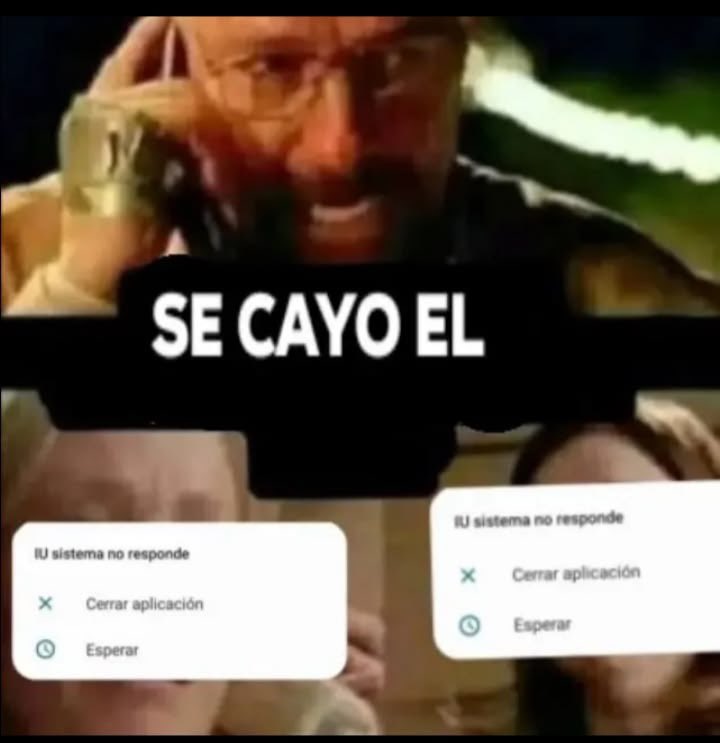 ohmykitsune's tweet photo. se m trabó todo el celular y en vez de decirme el sistema no responde me dijo https://t.co/iCjv07n4ti NO RESPONDE https://t.co/8MKwoXVGzz