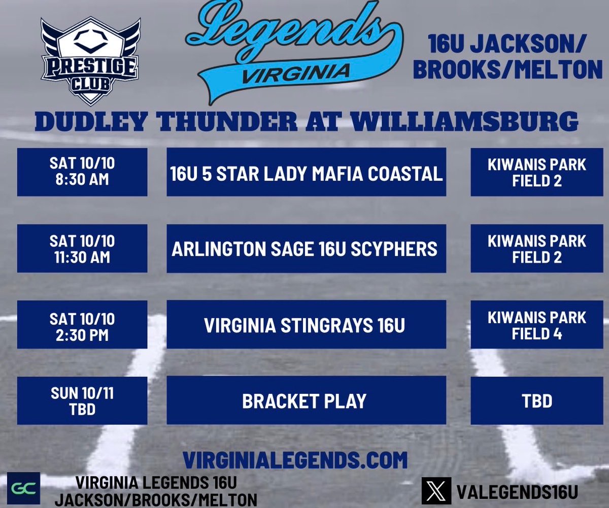 taylorwood2029's tweet photo. It’s game time, so excited for another weekend full of softball, competition, and  playing with my girls! Let’s get it!! @VALegends16U @VALegends @IHartFastpitch #softball
#collegesoftball #fastpitch
#uncommitted2029 https://t.co/F1smabdWm4