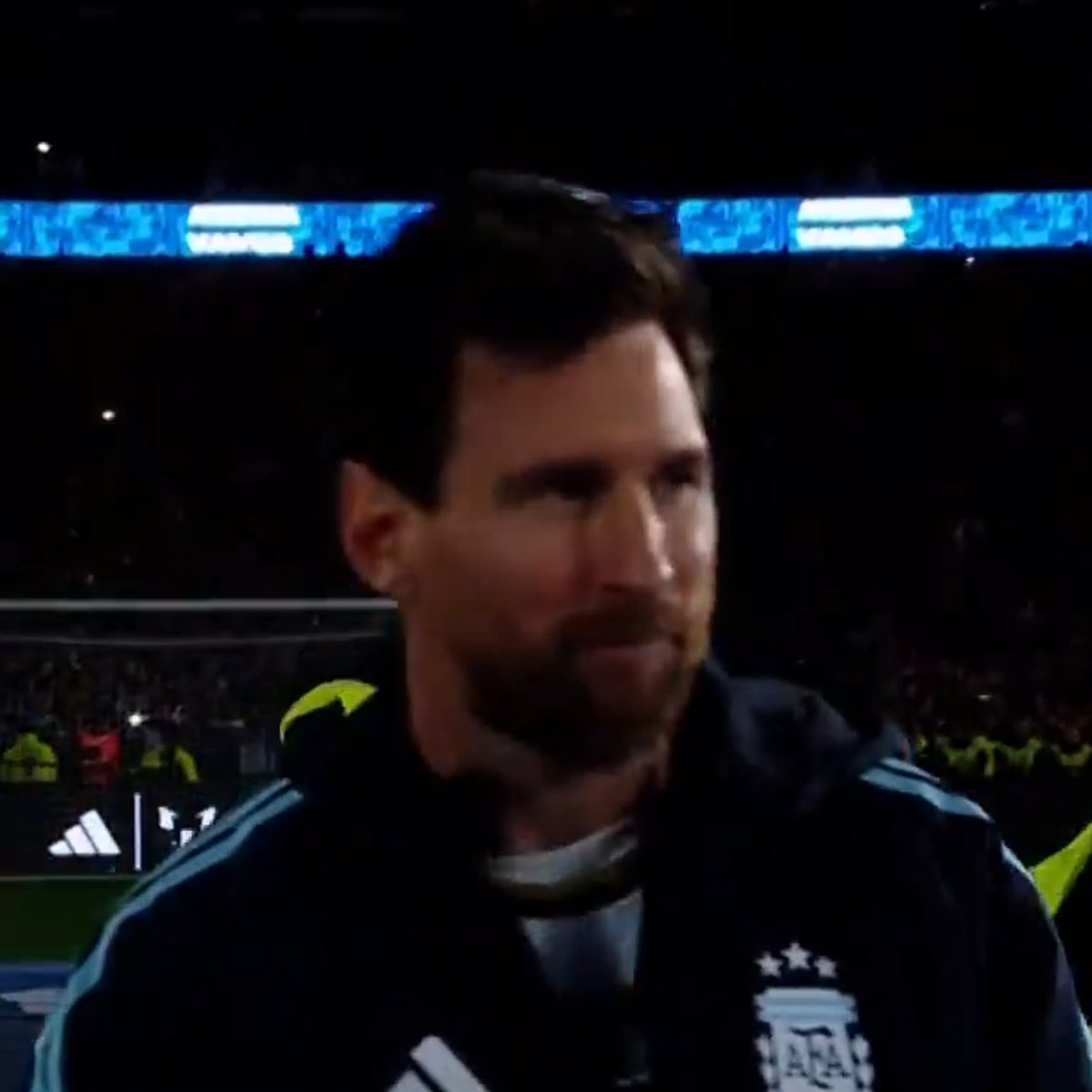 TouchlineX's tweet photo. 🚨🗣️ 𝗡𝗘𝗪: Leo Messi: "The match against England at the World Cup, we gave EVERYTHING. It took A LOT out of us."

AND AFTER THIS STATEMENT, THE PLAYERS AND FANS WENT ABSOLUTELY CRAZY CHANTING MESSI'S NAME! https://t.co/WXPoj4X7ck