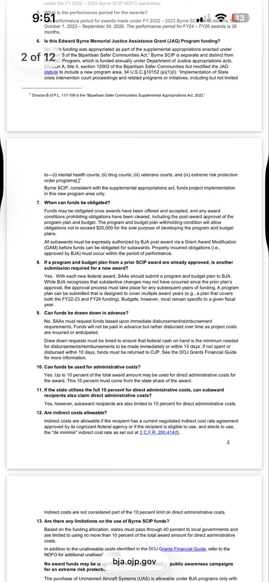 WRK_KARES's tweet photo. Omg the plot thickens The funding is a safeguard to prevent constitutional rights violations, so the ER PO is meant to prevent persons from being violated by removing their ability to bear arms. This is a gold mind of a fine during my research. 

“ERPO issued against you was unconstitutional, and it doesn't establish from this statute alone that D.C. actually used these particular federal funds in your proceeding.
Those are separate factual/legal questions.
But yes, on the narrow point you're excited about: “

“the actual federal statutory text expressly says federal award-funded ERPO programs must include safeguards designed to prevent constitutional violations.” Lmbo 😂😂😂😂😂￼

34 U.S.C. § 10152(a)(1)(I)(iv) expressly says federally funded ERPO programs must contain constitutional safeguards. It requires both pre-deprivation and post-deprivation due-process protections intended to prevent infringement of the U.S. Constitution, including the Bill of Rights and Fifth and Fourteenth Amendment protections.