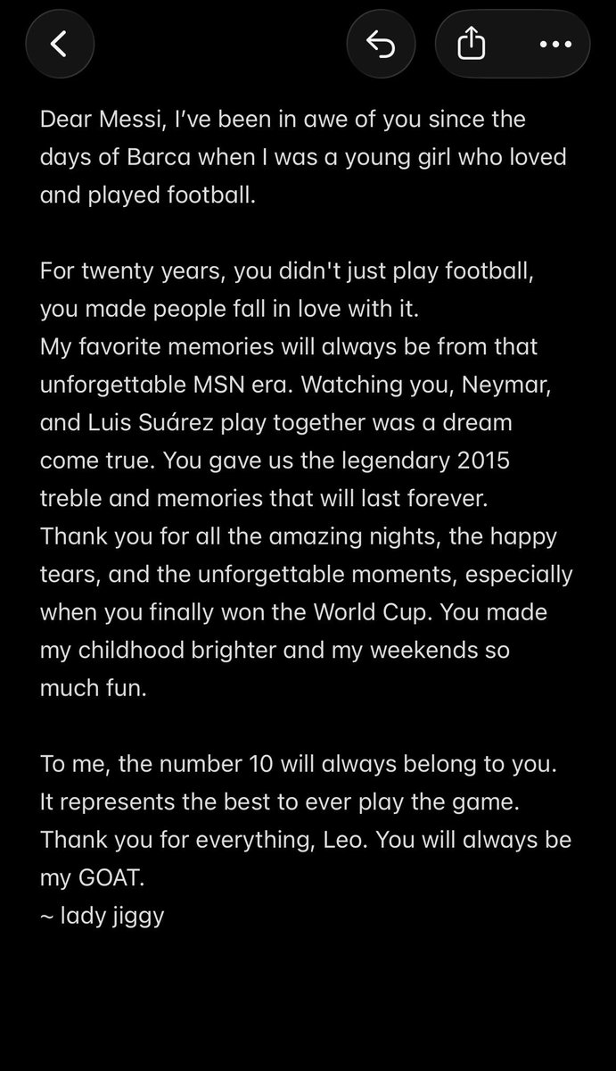 lady_jiggyy's tweet photo. Dear Messi,🥹😭🐐 https://t.co/fsVQtyLkD9