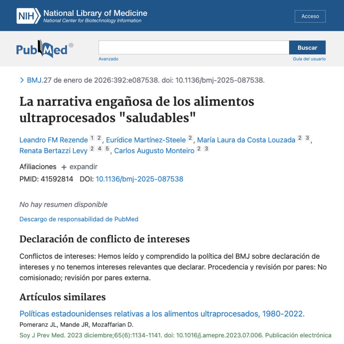 NutriCOI's tweet photo. Quote de la semana 🔍

@CMonteiro_USP es reconocido por su trabajo sobre los determinantes de la salud y su relación con la dieta 📚

Propuso la clasificación NOVA de los alimentos, que los clasifica de acuerdo a su grado de procesamiento 🍪

📌 https://t.co/btjhot4rte https://t.co/kqll4FOVnS