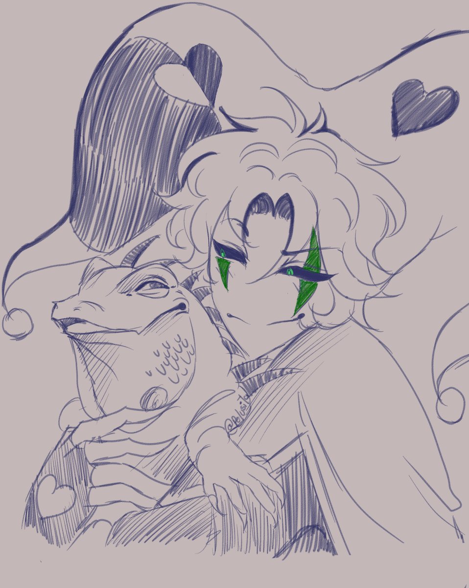Pelusita_at's tweet photo. a drawing of the two of them #thefreakcircus #harlequin #thefreakcircusfanart https://t.co/lNW0p8lxZI