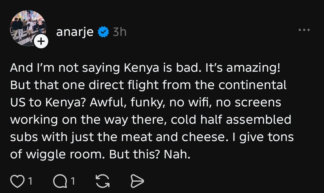 IanECox's tweet photo. Come on, @KenyaAirways. https://t.co/O39lQg3pqf