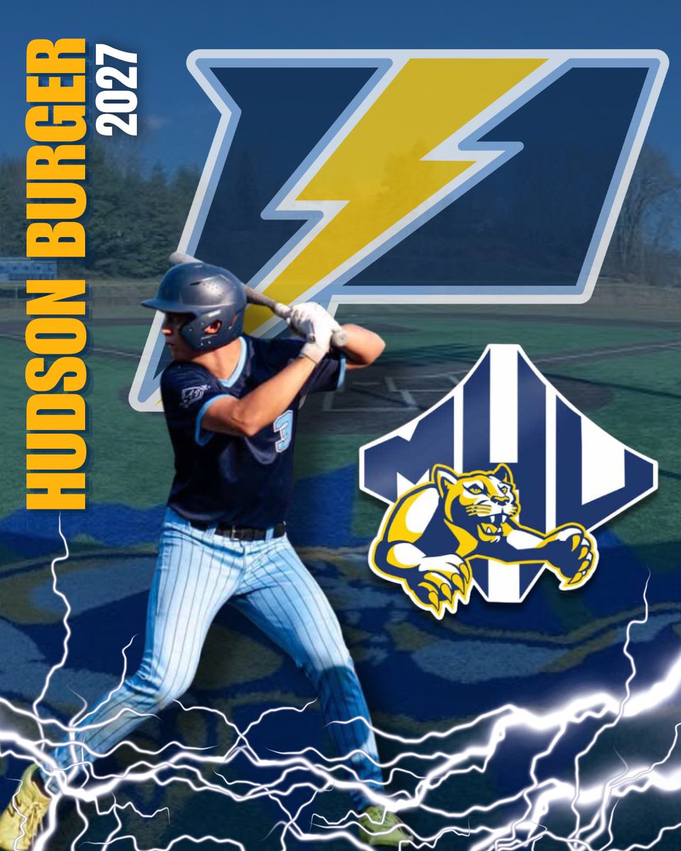 PowerBSB's tweet photo. Congratulations to 2027 Hudson Burger on his commitment to Mars Hill University! ⚡️

@HudsonBurger02 @PerfectGameUSA @curve_sports 
#PowerUp #More4Most https://t.co/JldbgTulee
