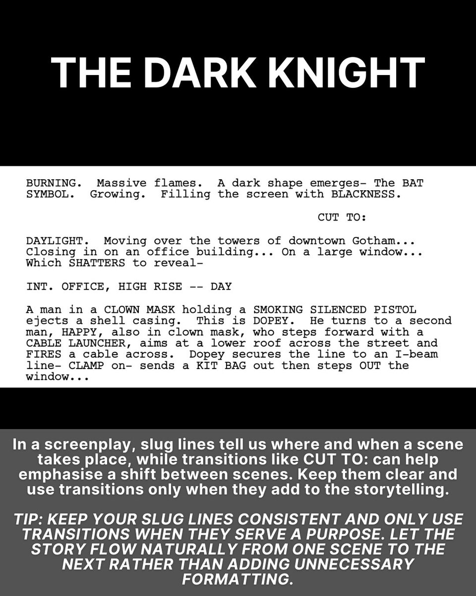 ShoreScripts's tweet photo. Download our COMPLETE GUIDE TO FORMATTING WORKBOOK and learn how to format your script with confidence. It’s just one of free Guides packed with pages of screenwriting resources to help you master your craft. #screenwriting #screenwriter

https://t.co/Bq6NzcKFnb https://t.co/LU83UuYadm