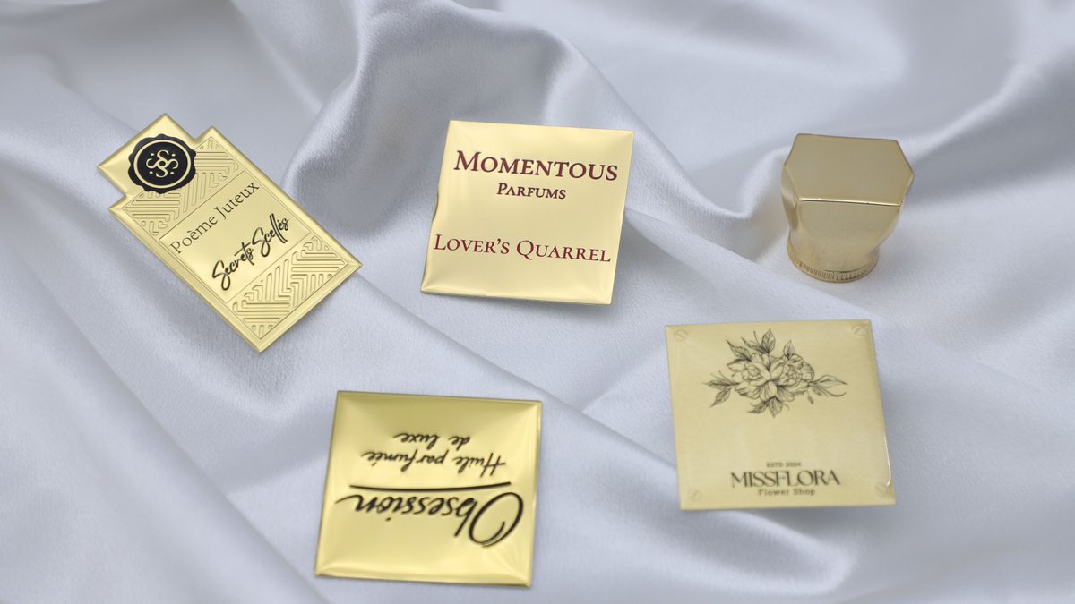 XMT_Packaging's tweet photo. Tailor-made metal logo plates for fragrance brands.
Multiple styles available to match your packaging design.
#CustomMetalLabel #PerfumePackaging #FragranceLabel #LuxuryBranding https://t.co/mZq4SbrL8W
