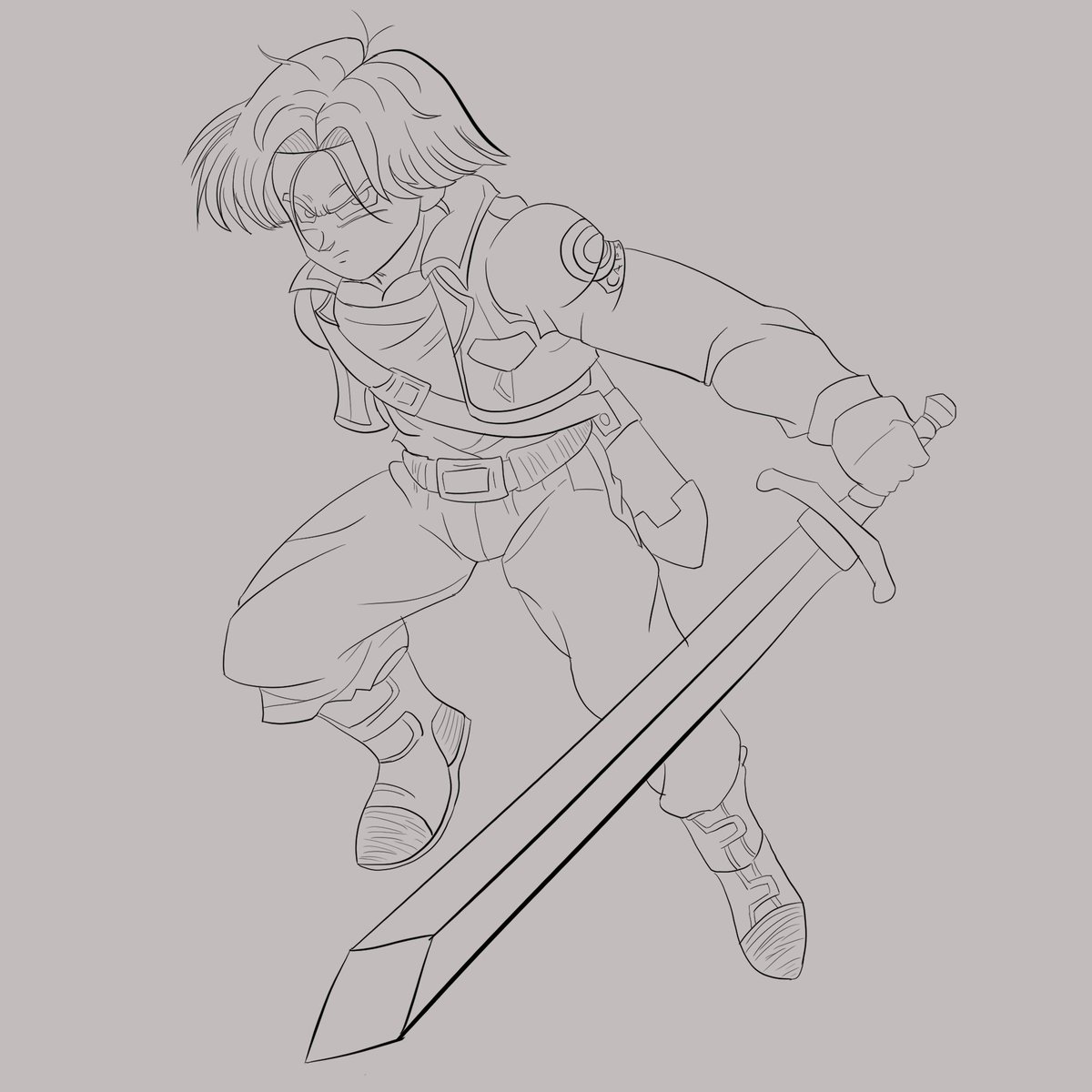 Erick_art19's tweet photo. Hope 

Day 6 

#inktober2026 #dragonball #trunks #miraitrunks #digitalartㅤ https://t.co/WutrU2dNga