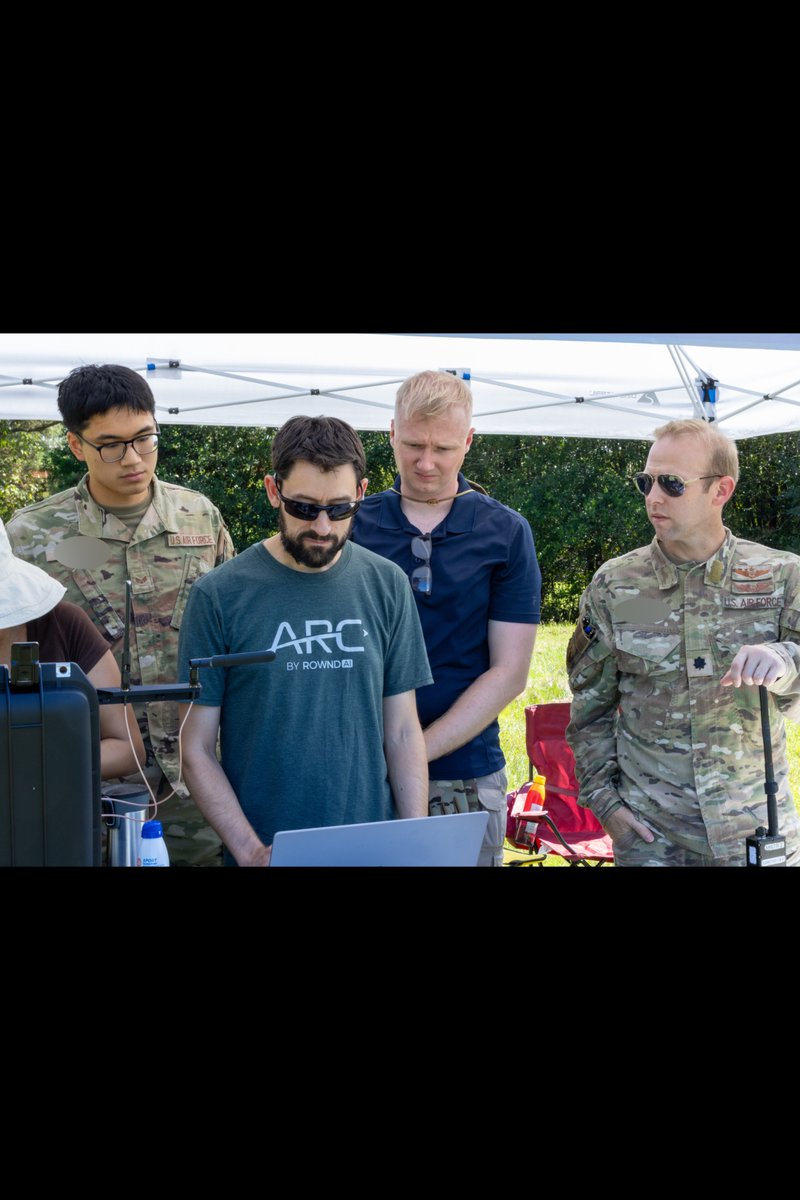RowndAI's tweet photo. Our first full day of flights in Montgomery, Alabama ✅

On Tuesday, the Rownd team successfully completed 13 flights on Maxwell Air Force Base, joined by BESPIN personnel. https://t.co/JwVOpOctQ0
