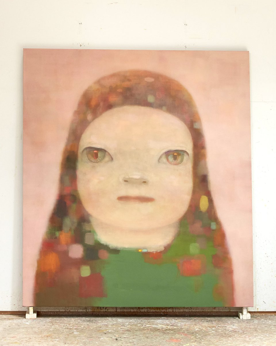 michinara3's tweet photo. NY個展のオープニング日が変更になりました。絵画など平面作品は到着しているのですが、立体作品が気象状況などの影響で到着が遅れる可能性があり、大事を取ってオープニングは11月5日になると思います。 https://t.co/ATBpseIkOS