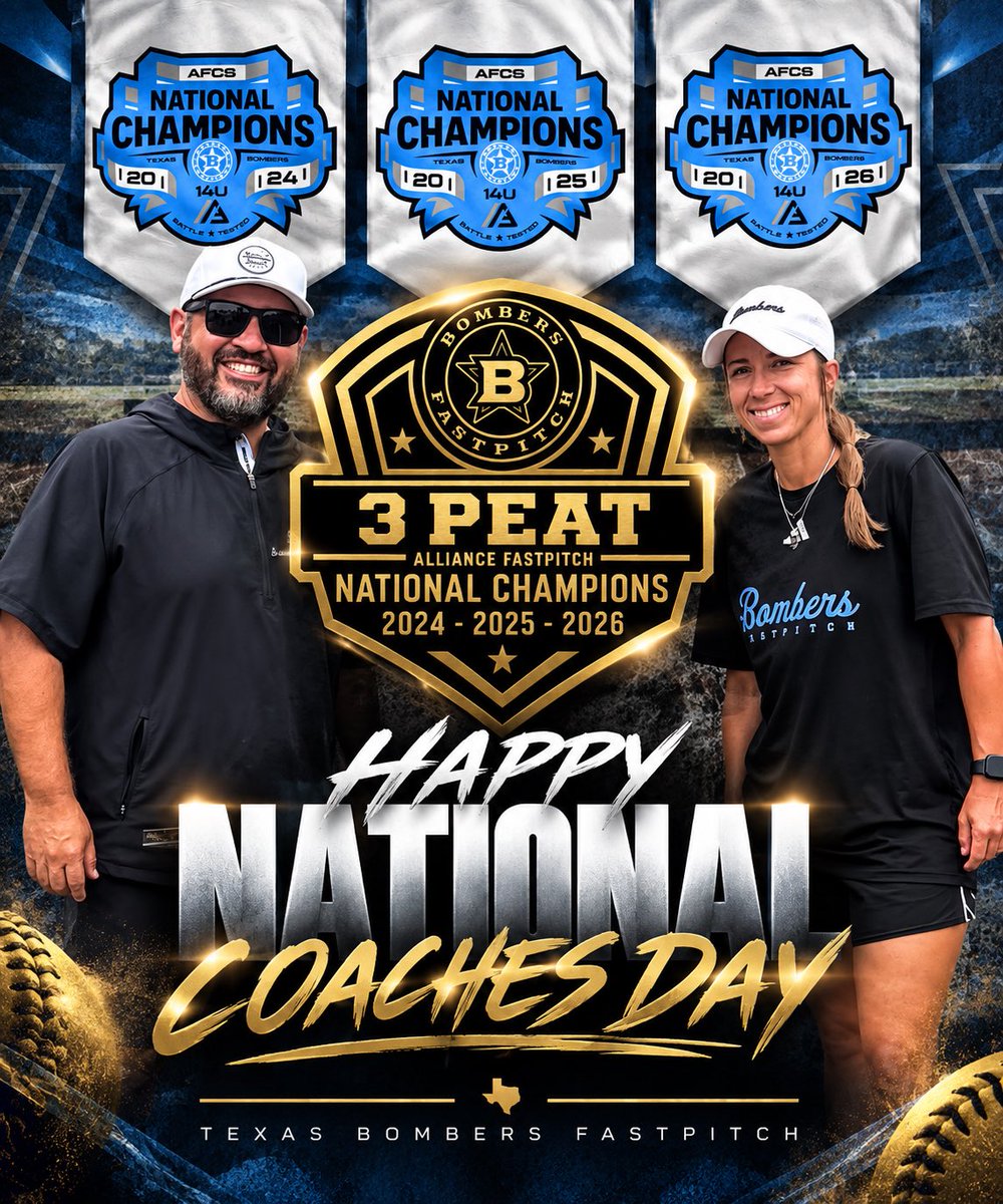 BombersTexas's tweet photo. Happy National Coaches Day. #whynot https://t.co/pGT9gfwlaM