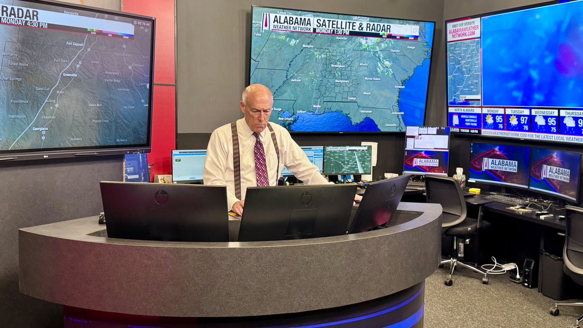 spann's tweet photo. AWN! Now is the time to be sure you have the Alabama Weather Network app on your phone, tablet, and TV. If you can't find it on your TV, simply watch our live coverage using the YouTube app.

We have the latest weather staff in the state, and the most resources.

AWN will be live before, during, and after the landfall of Hurricane Isaias. I expect we will be live for at least 24 consecutive hours; possibly longer. We have the largest SKYCAM network, and teams in the field second to none with live drones and dashcams.

In addition to wind, flooding, and storm surge issues on the coast, we will have the risk of isolated tornadoes statewide Saturday. We will be there for you; we cover all 67 Alabama counties. It doesn't matter when TV market you are in or which NWS office issues your warnings.

We understand Alabama people, culture, geography, and microclimates. It is an honor to serve, and we will be there for you during the storm. The coverage will be visually interesting; you will get critical information you need to keep your family safe.

Thanks in advance for trusting us.
