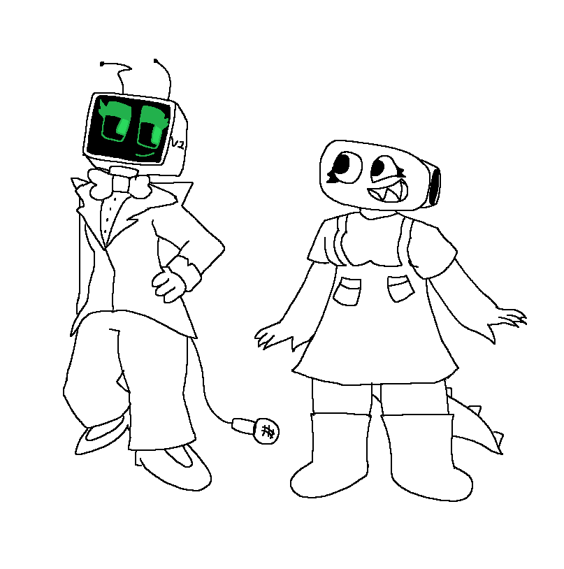 TNTroub13's tweet photo. Here's a ship you don't see everyday (lie). I drew Shellvision but shelly is lowkey chopped cause A. I can't draw and B. I can't draw. I like this ship though.

#VeeDandysWorld #ShellyDandysWorld #Shellvision https://t.co/9fjiyVQe2u