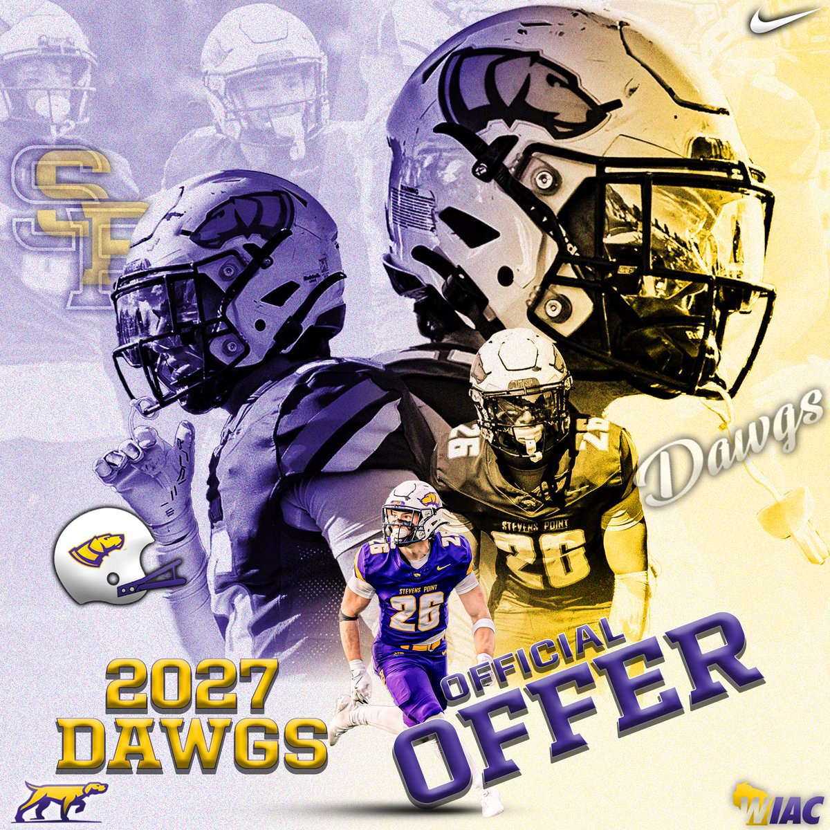 jseelen44's tweet photo. After a great call with @Coach_DeJong and @CoachVenne I’m excited to announce that I have received an offer from @UWSPFootball 
@CoachPeterson21 @CoachWottreng @CatsCoachRiley @coachcramer67 https://t.co/RZXcFZTleQ