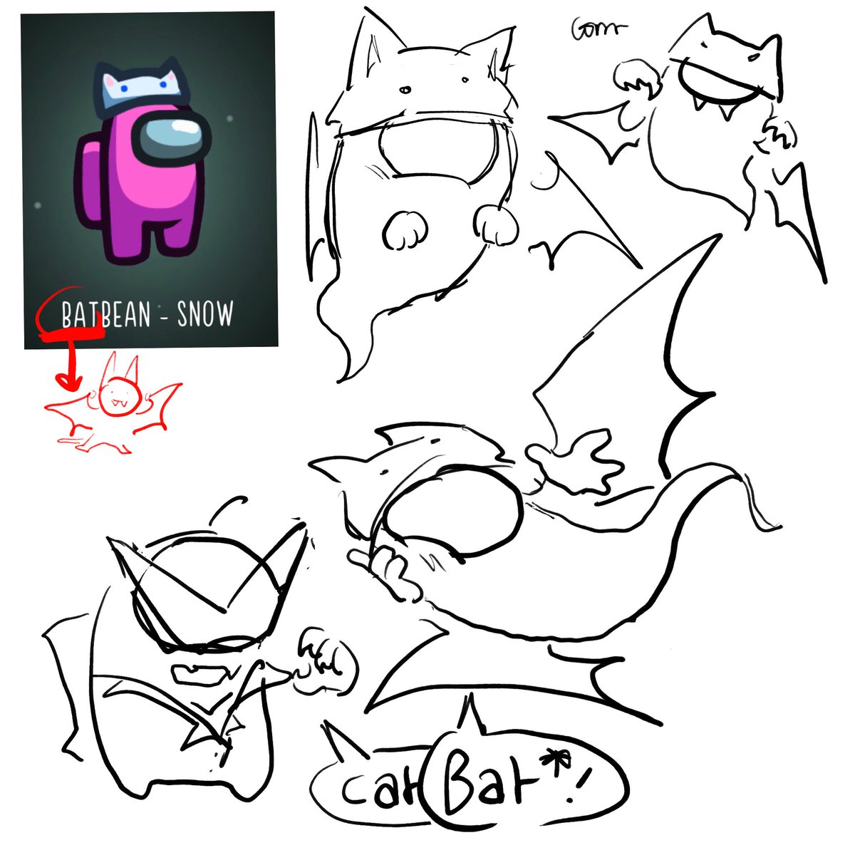 C22H23ClN2O2's tweet photo. kitty is a bat. i repeat, kitty is a bat. do you copy? over.
(im gonna have so much fun with this revelation)
#amongusroles #trailerbeans https://t.co/mV5MJN2l7E