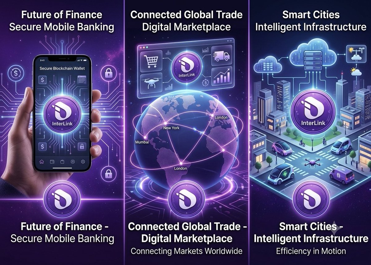 ModemUmapa47360's tweet photo. 🌐 Experience the future of ecosystem connectivity with #InterLink! From Secure Mobile Banking &amp; Global Trade to Intelligent Smart City Infrastructure, InterLink brings everything together under one seamless network.  
​🚀 Future of Finance
🛒 Digital Marketplace
🏙️  #InterLink # https://t.co/sVnCOntf1O