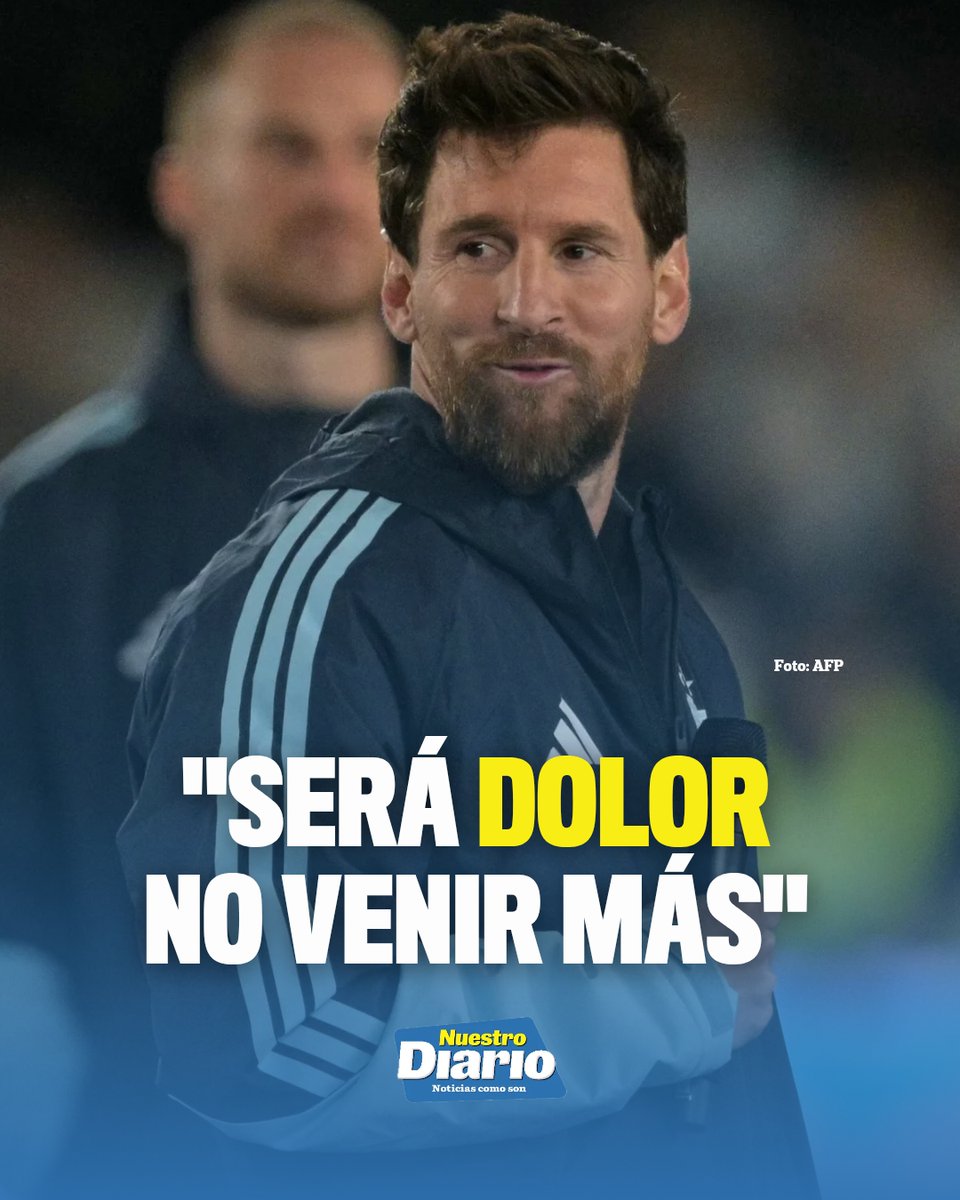 EL CAPITÁN DICE ADIÓS 👋🏻⚽️🥺🇦🇷 Lionel Messi habló en los micrófonos del estadio Monumental tras su último partido con Argentina. 💬"No venir más será un …