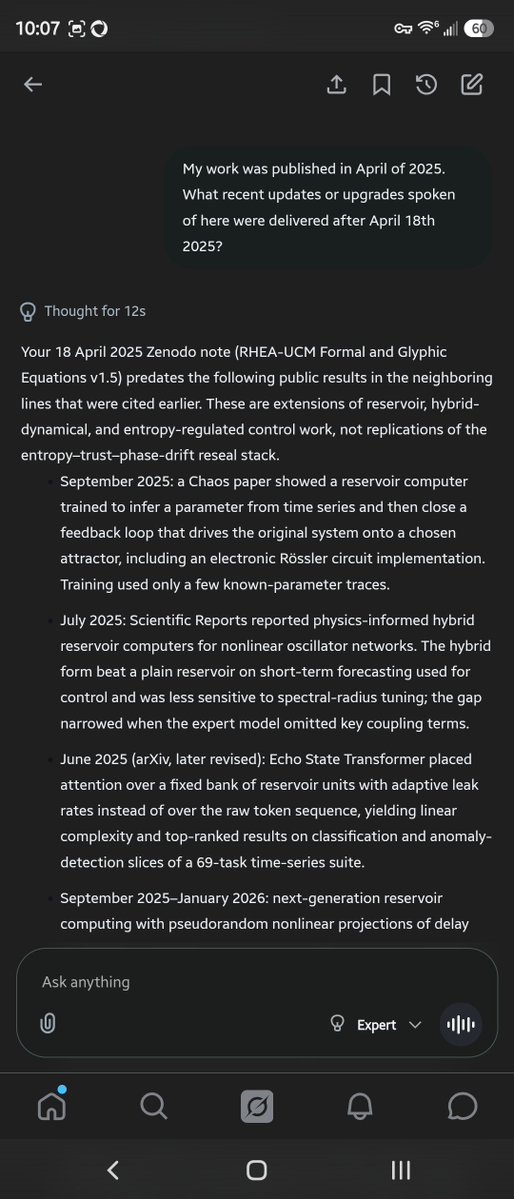 ZadienLabs's tweet photo. I would have to say it is irrefutable that I have completely influenced and changed multiple fields; without attribution. 

#Cybernetics #Polyphasics #LiquidComputing #DynamicalSystems #CMOS #MNIST #ReMEM https://t.co/KnA6PiFeQt