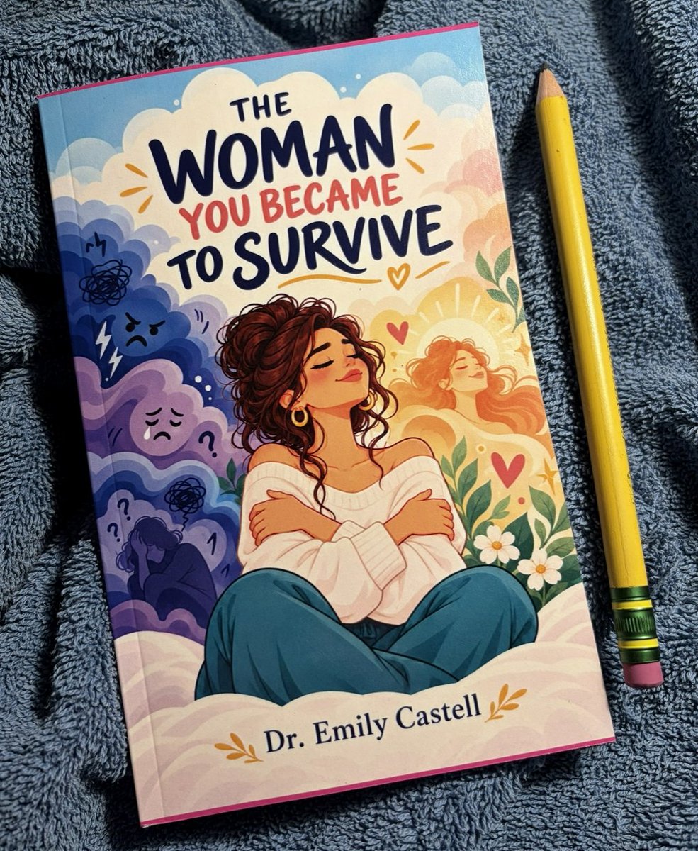 Guardia25925358's tweet photo. The paper back came today!!!
It's such a cute little book!

What if the woman you think you are is really the woman you became to survive?

The people-pleasing. The anxiety. The overthinking. The fear of rejection. The need to control.

Your past may have built those defenses.

It doesn’t get the next move.

The Woman You Became to Survive
Free on Kindle: https://t.co/aCFOVAJP2U
website: https://t.co/szTK1qXviS

Please support female writers by liking and retweeting.