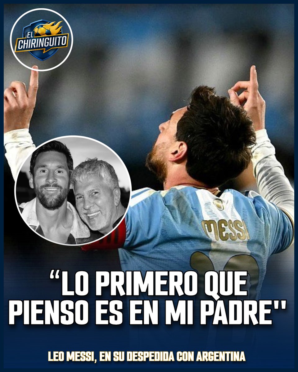 elchiringuitotv's tweet photo. 🩵🤍 El BONITO DISCURSO de LEO MESSI en su DESPEDIDA:

🇦🇷 "Es un orgullo haber defendido esta camiseta 20 años".

💭 "Me hicieron cumplir mi sueño de chiquito, de ser campeón del mundo". https://t.co/JxlViCCTug