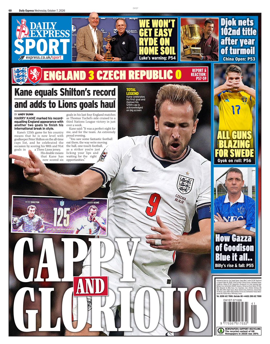 vittart75's tweet photo. ⚽️ #NationsLeague Avec un doublé d'Harry #Kane, les #ThreeeLions écrasent la Tchéquie. #ENGCZE https://t.co/H1KwGsOSo5