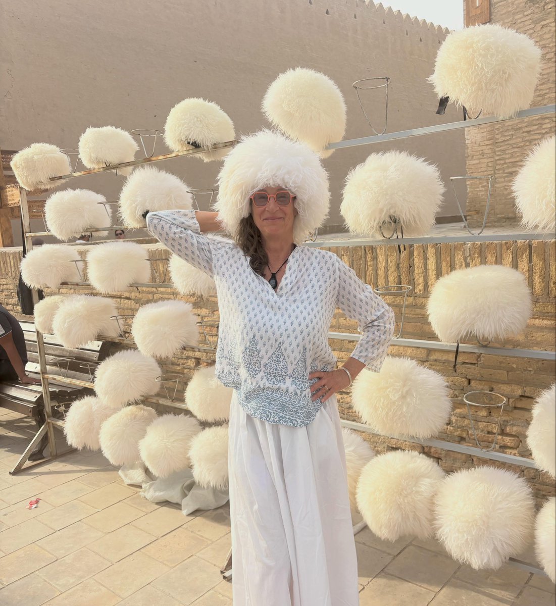 ClaCamilly's tweet photo. Khiva’s layered history spans Persian empires, Alexander the Great, Turkic migrations, Islamic civilization, Genghis Khan, Soviet rule and Silk Road prosperity. Today, Ichan Khala’s madrasas preserve its scholars, art, crafts and stories. https://t.co/ehqOSR2jnZ