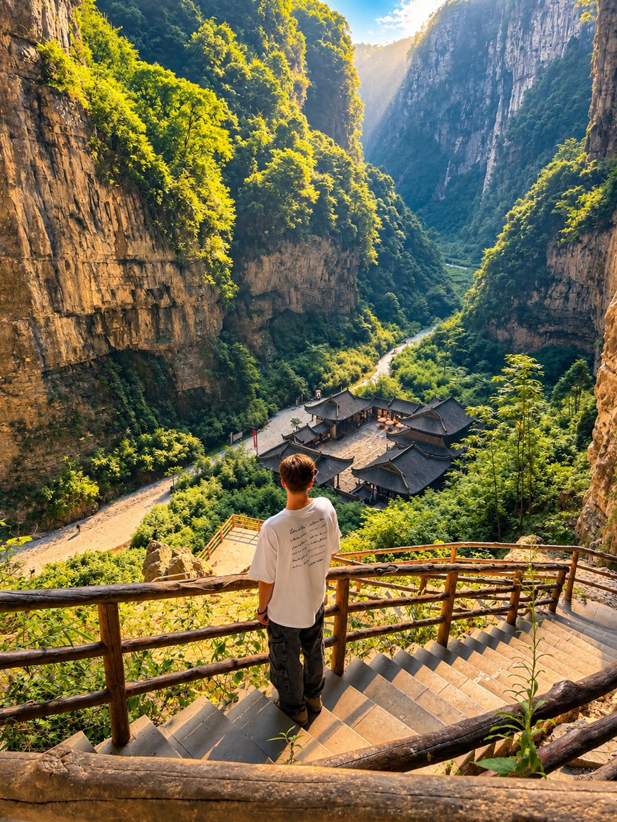 melanoo_oo's tweet photo. Wulong is best experienced early. Stay in Fairy Mountain, reach the visitor centre before the crowds, and be among the first in for quieter views and cleaner photos. Save this for your China trip. https://t.co/I07CYVmSIh