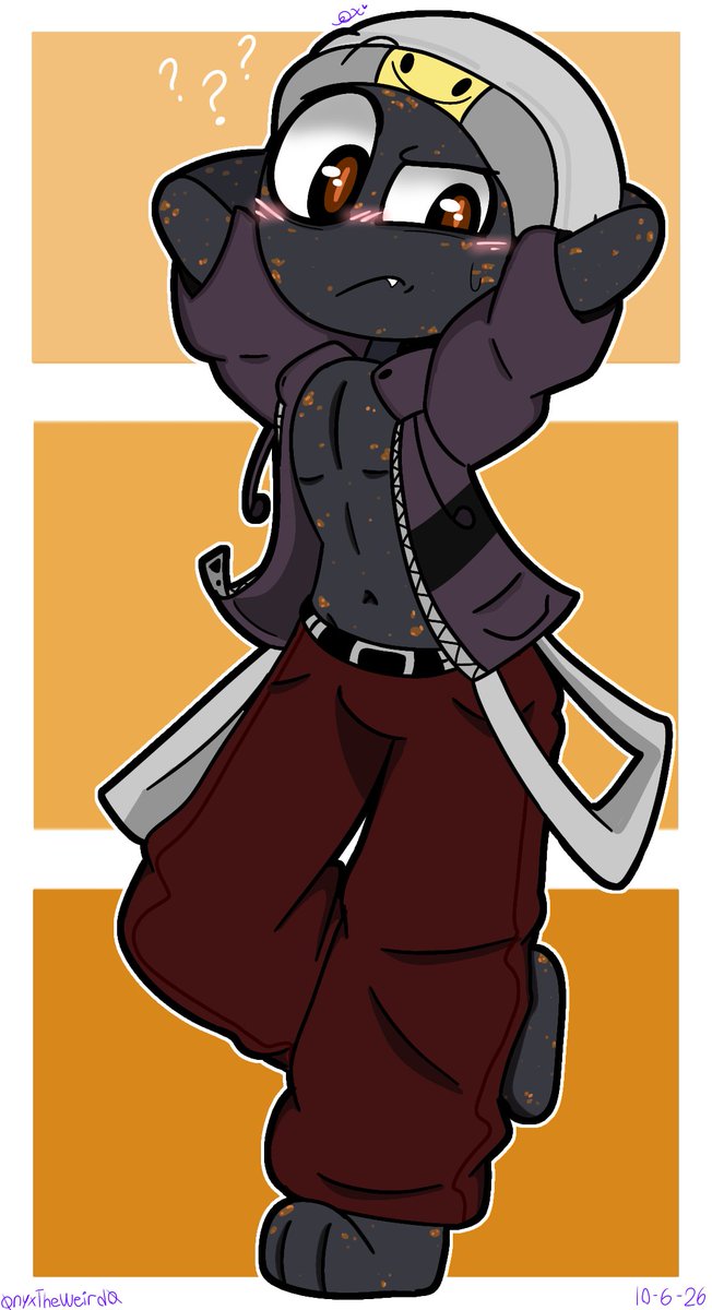 OnyxTheDrawer's tweet photo. Remember those Coal candies you get around Christmas? Knell is based off those candies. :3c

#knell #Dandysworldoc #dandysworldau #season3au #nextgenau https://t.co/Ec2UtjcRVA