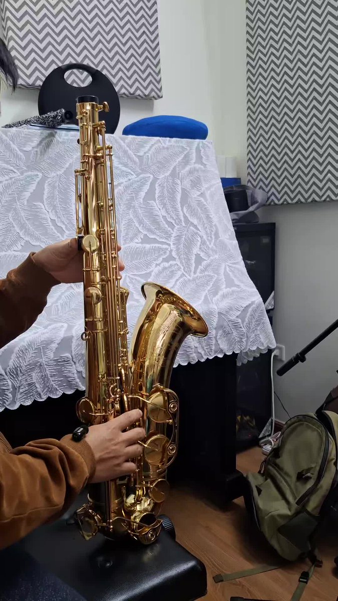 CindyRobeca's tweet photo. Sax ASMR: no talking, no music—just clean key action and an airtight pad seal. Hear the effortless response of a perfectly maintained horn. Sit back, relax, and enjoy the details. https://t.co/lTGUkRfb9Q