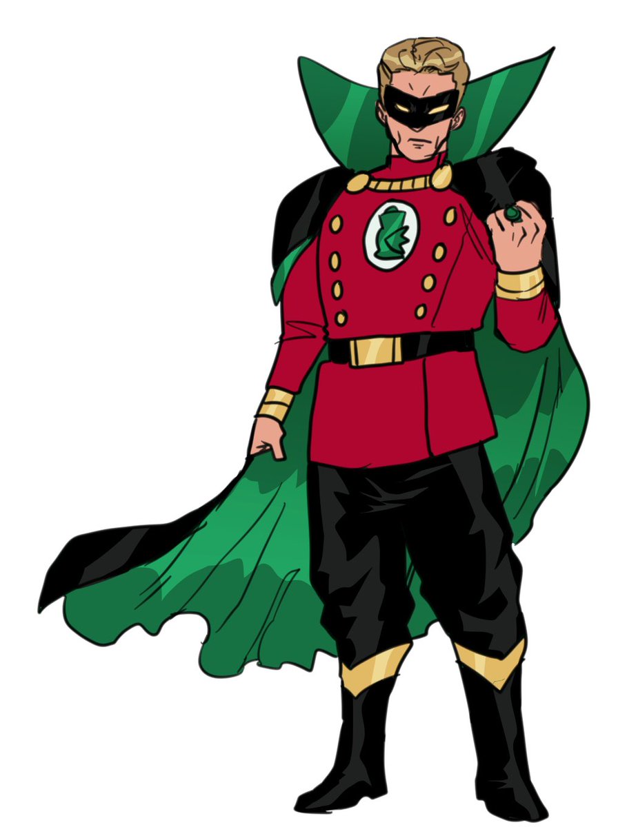 Turbo2tunkK's tweet photo. Alan Scott redesign https://t.co/K21zFyFfmJ