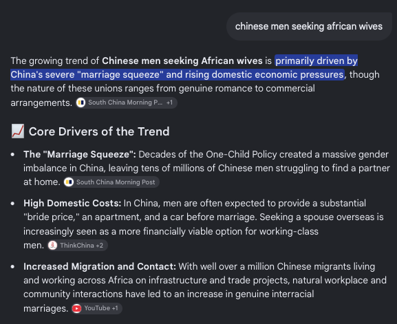 CleverFalkes's tweet photo. @AsianDawn4 The statistics of Chinese black babies being born in Africa would determine this is a lie https://t.co/iOOuYlTDnF