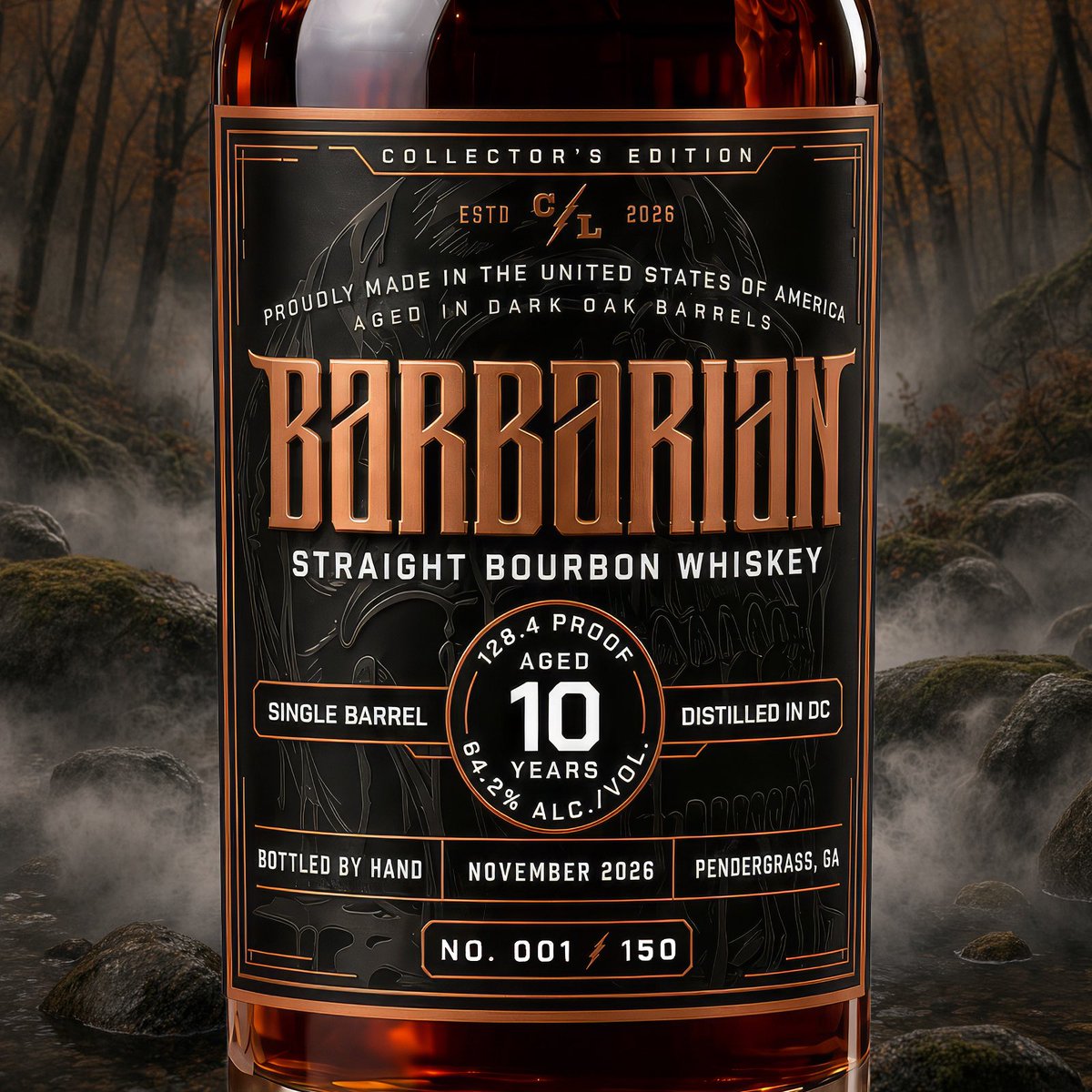 copperlabel's tweet photo. Without further ado.

The final @barbarianfitco label for our forthcoming drop. Actual number of bottles TBD. The toppers will be made in-house by our team!

Collector’s Kits will be announced soon. 

Who’s ready? https://t.co/6UV3BDDbqx