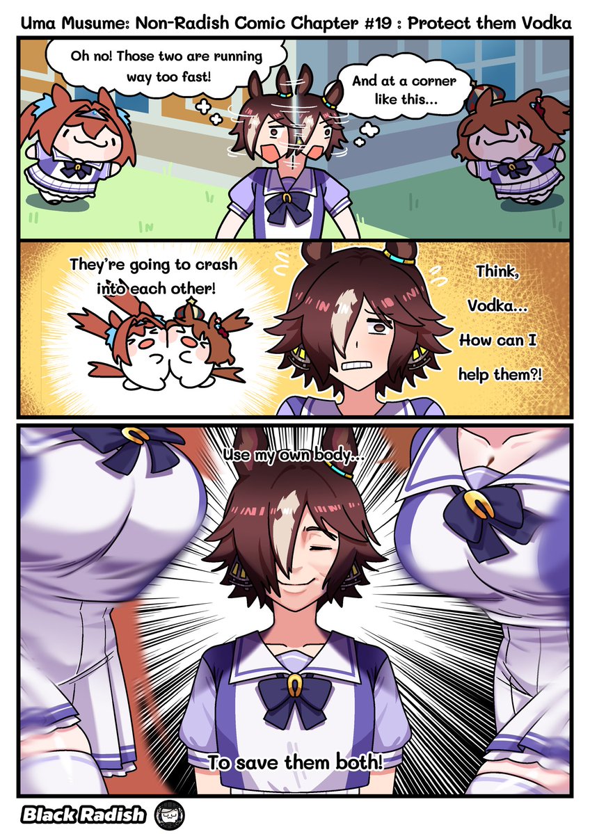 TrueBlackRadish's tweet photo. Protect them, Vodka…

#umamusume #ウマ娘 #umamusumepretttyderby #radishmangaming https://t.co/MmI7UGRbvf