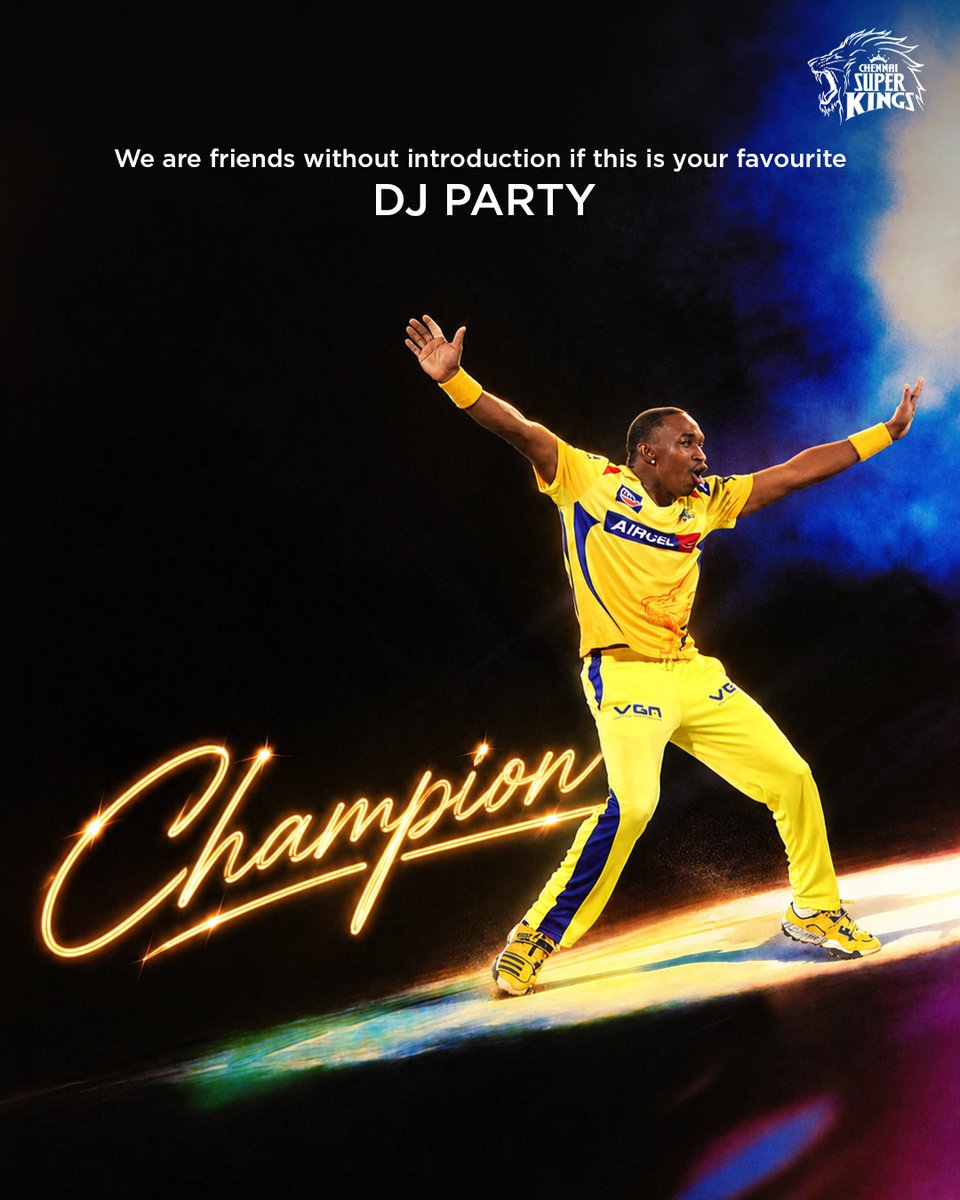 ChennaiIPL's tweet photo. Once a champion, always a champion 🌟
Hope your birthday is a party, just like always 

#WhistlePodu #SuperBirthday https://t.co/cy2Qfmi3H3